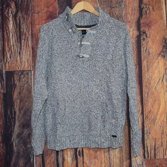 J.B. HOLT "The Jefferson" From the Buckle Men's Sz L Quarter Button Sweater - Picture 1 of 6